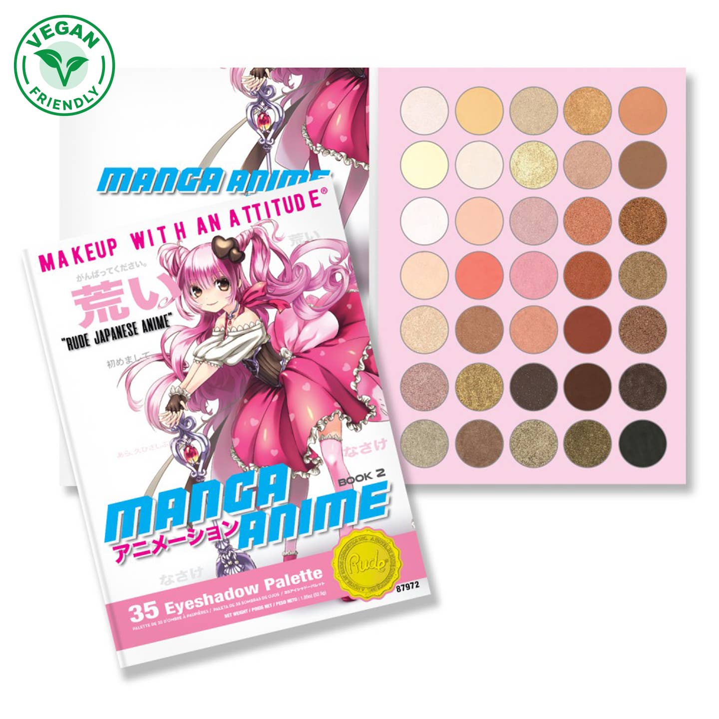 Manga Anime Makeup 35 Eyeshadow Palette - Book 2